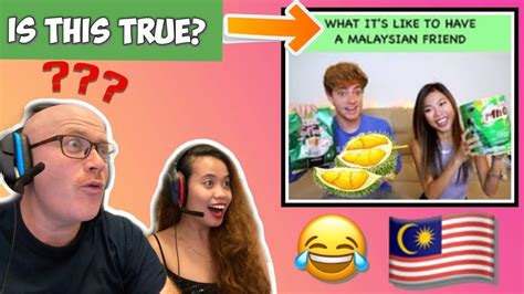what it s like to have malaysian friend filipina danish reaction so funny 😂🇲🇾 youtube