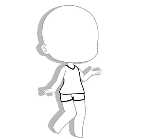 How To Draw Gacha Life Body Step By Step At Drawing Tutorials