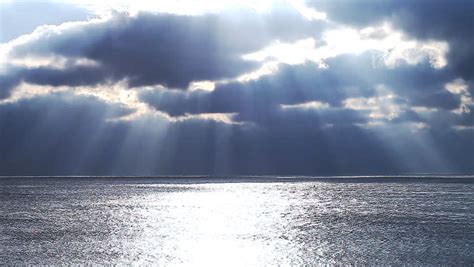 Sea Sky Clouds Sun Horizon Stock Footage Video 100 Royalty Free