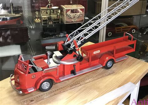 Shining Red Doepke Firetruck Aka Ladder Truck Rossmoyne For Sale Sold