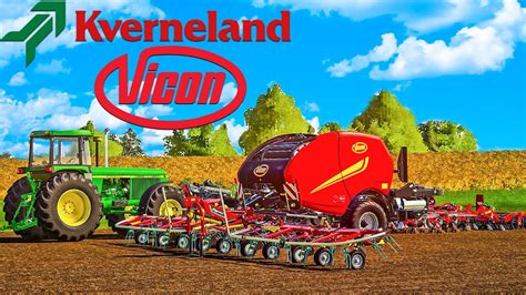 Official Kverneland And Vicon Dlc In Use Youtube