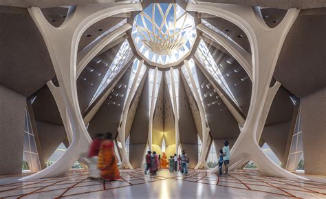Indias New Parametric Temple To Reinterpret Vernacular Design In