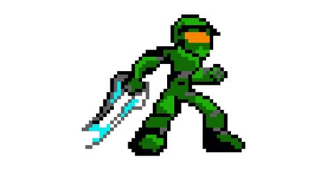 Master Chief Halo Master Chief 8 Bit Transparent Png Download