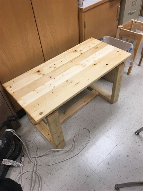 Made A Coffee Table Out Of 2x4s Woodworking