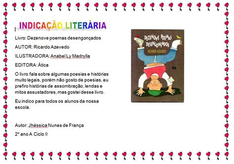 Indicação Literária 4 Ano