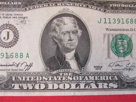 Billete Estados Unidos Norte America 2 Dolares Año 1976 Cuotas Sin