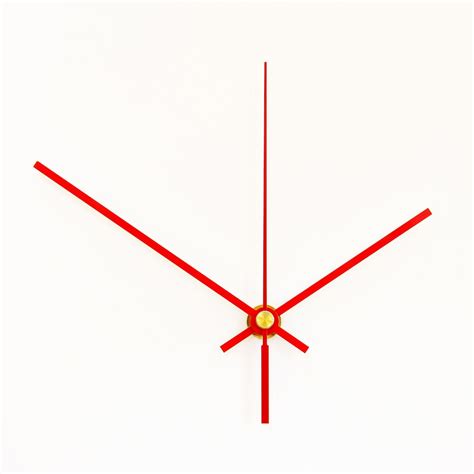Clock Movement With Red Clock Hands High Precision No Ticking Clock