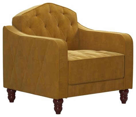 Available in a wide variety of colors that give. Novogratz Vintage Tufted Armchair - Traditional ...