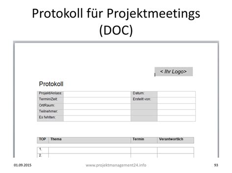 Diese vorlage ist mehrsprachig und passt sich den aktuellen spracheinstellungen an. Word-Vorlage zur Erstellung von Protokollen