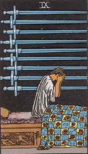 I wanted one that was in order. Tarot Card by Card - Nine of Swords