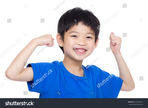 Kids Flexing Biceps Images Photos Et Images Vectorielles De Stock