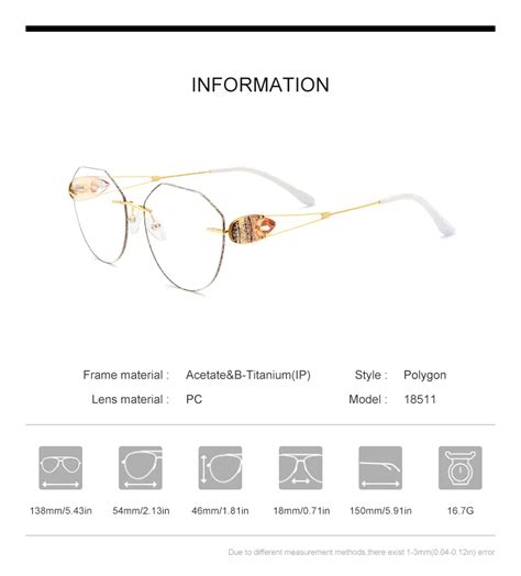 borregls wire titanium rimless glasses women ultralight luxury diamond trim prescription optical