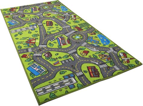 Kids Carpet Playmat Rug City Life Great For Playing With Cars And Toys