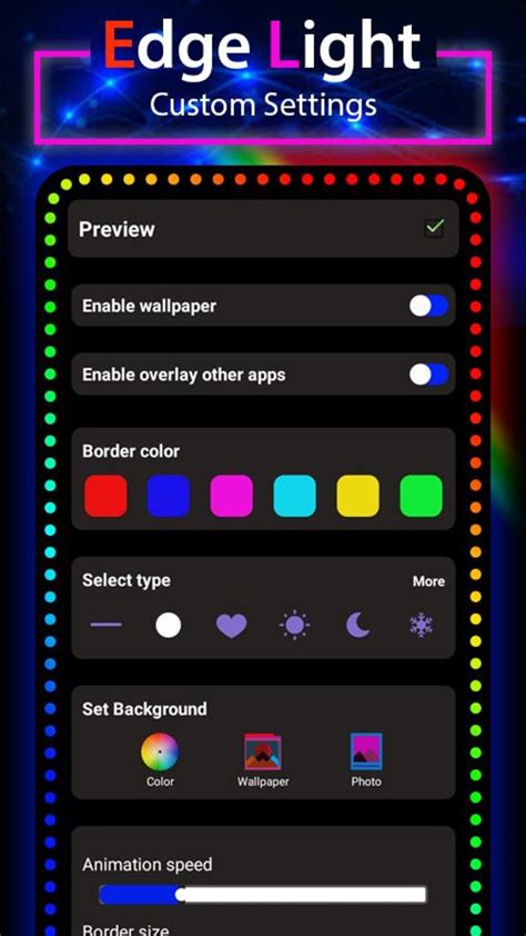 Edge Lighting Live Wallpaper Led Borderlight Für Android Download