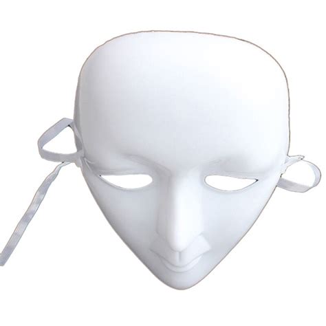 Halloween Adult Full Face Horror Party Masks Safe Plastic White Face
