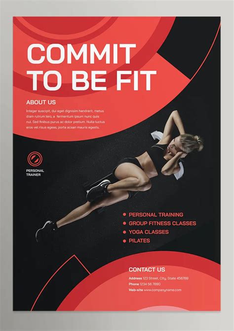 Personal Trainer Poster Template Ai Eps Indd Psd Personal Trainer