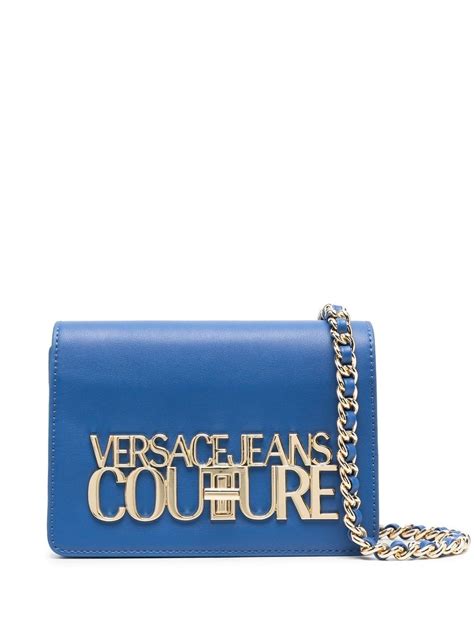 Versace Jeans Couture Logo Plaque Crossbody Bag Farfetch