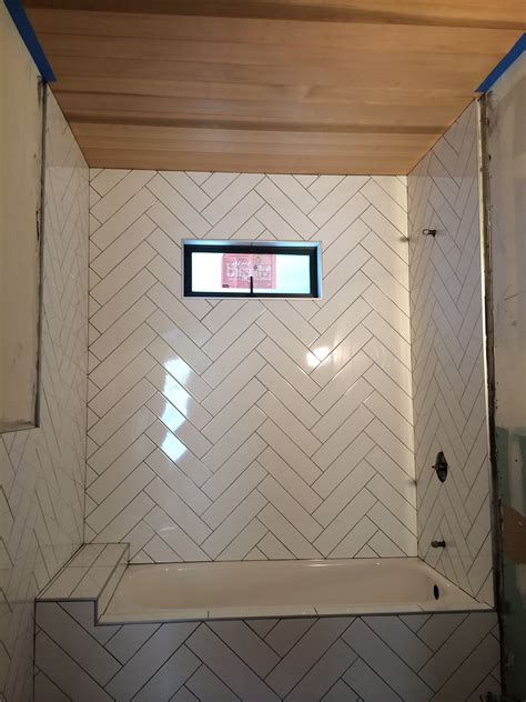 30 Amazing Pictures And Ideas Herringbone Bathroom Floor Tile 2022