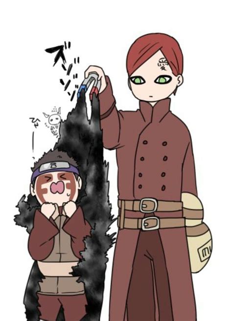Gaara And His Son Shinki Sasuke De Naruto Shippuden Personajes De Naruto Shippuden Naruto