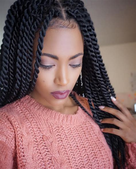 55 Gorgeous Senegalese Twist Styles — Perfection For Natural Hair Twist Braid Hairstyles