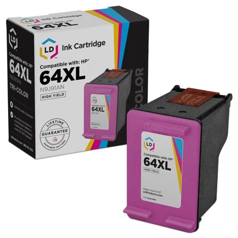 Hp 64xl Hy Tri Color Ink Cartridge N9j91an Lower Prices 4inkjets