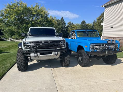 Our Bronco Compared To Bronco Raptor Side By Side Comparison Bronco6g