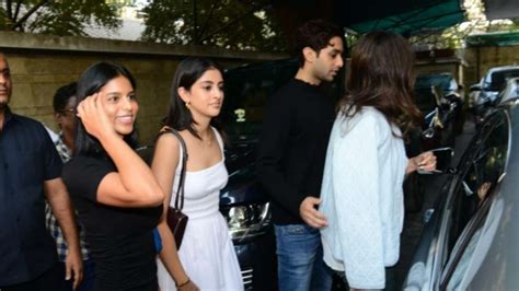 In Pics Amid Their Dating Rumours Have A Look At Suhana Khan And