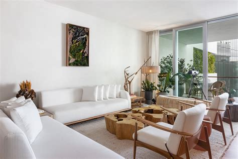 Miami Meets Tulum Living Interior Design — Curated