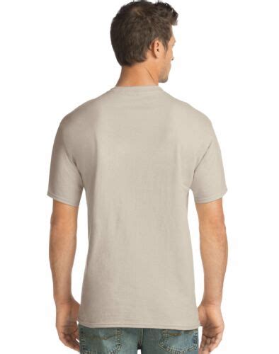 Hanes Men Crew Neck T Shirt 4 Pack Comfortsoft 100 Cotton Heavyweight