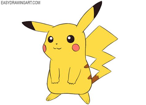 How To Draw Pikachu Easy Drawing Art
