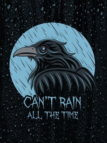 It can't rain forever quote goth depression sad friend work home computer office mouse pad gifts gift family personalized customized. Eric Draven, The Crow | Quotes | Pinterest