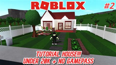 Roblox Bloxburg 20k No Gamepass House Build 2 Youtube