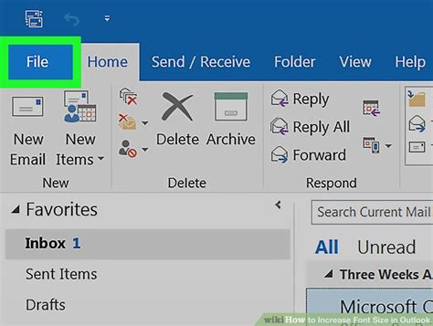 How To Increase Font Size In Outlook 7 Steps With Pictures