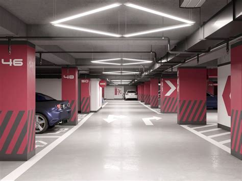Check Out This Behance Project “underground Parking In Rc Kub House
