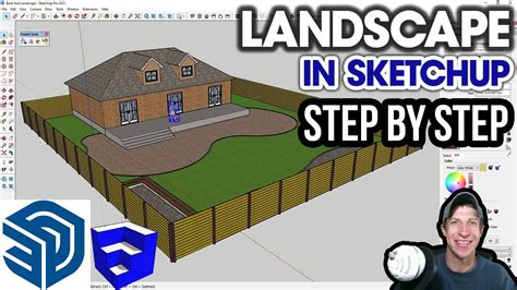 How To Model A Landscape In Sketchup Step By Step Tutorial The