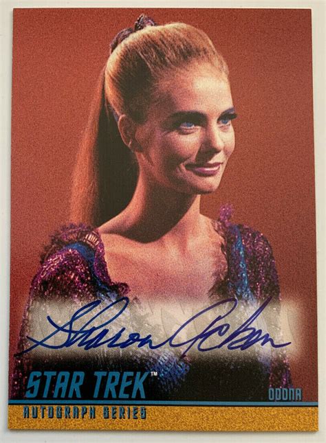 Star Trek Original Series Autograph Sharon Acker As Odona A Mint Ebay