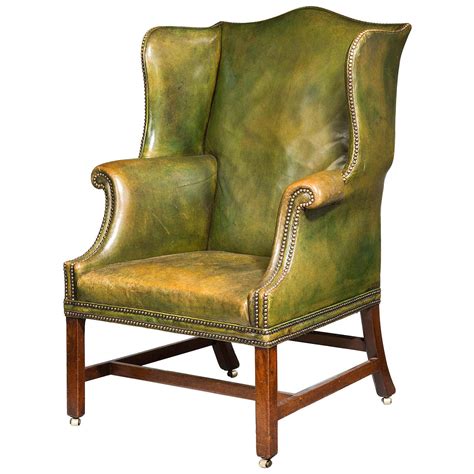 Chippendale Period Wing Chair At 1stdibs