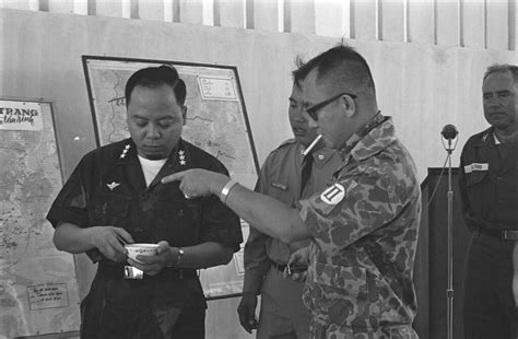General Nguyen Khanh Drinking Coffee With General Do Cao T Flickr