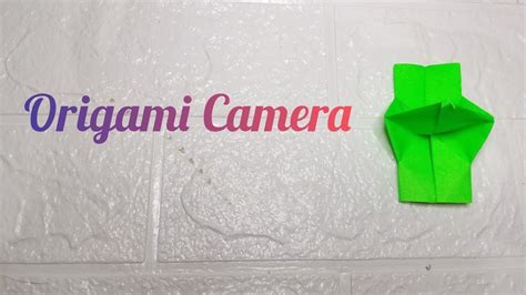How To Make Origami Camera Easy Tutorial Origami Fun Channel Origami
