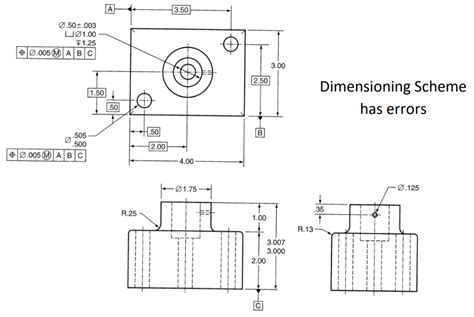 Solved Fix The Dimensions On The Drawing Using Proper