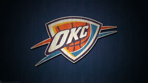 Download Nba Basketball Logo Oklahoma City Thunder Sports Hd Wallpaper