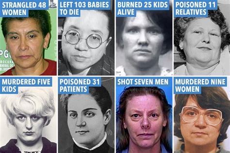 history s most notorious female serial killers revealed and the chilling reasons why they
