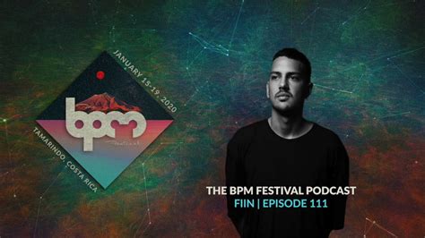 The Bpm Festival Podcast 111 Fiin Youtube