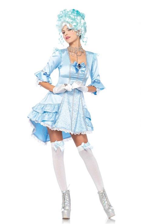 Blue Marie Antoinette Womens Costume French Queen Sexy Costume