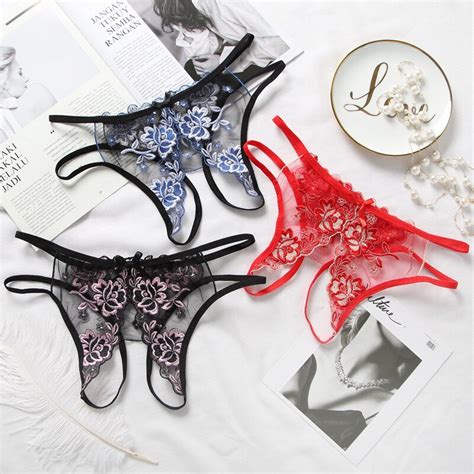 Women Girls Panties Sexy Embroidery Lace Underpants Ladies Underwear