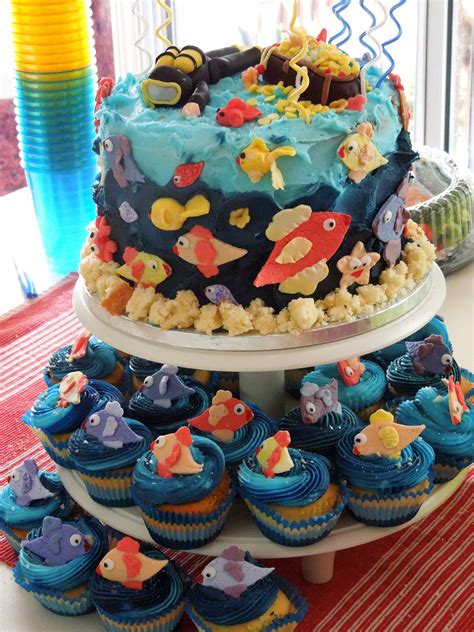 Fish Birthday Cakes 32 Great Picture Of Fishing Birthday Cakes