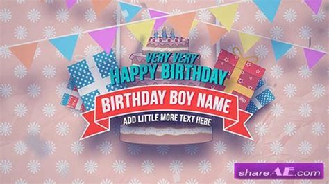 Happy Birthday Slideshow - After Effects Project (Motion Array) » free