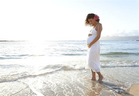 Pregnant Woman On Beach Photograph By M Swiet Productions Pixels