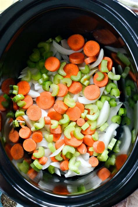 Slow Cooker Chicken And Vegetables Simply Scratch