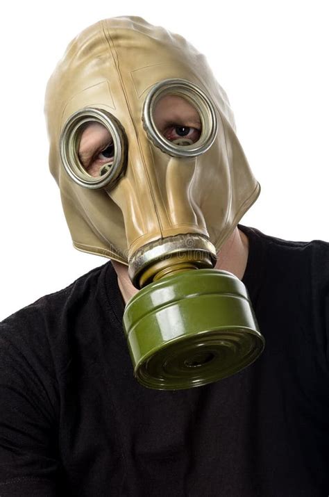 A Man In A Gas Mask Gp 5 Stock Photo Image Of Background 141121428